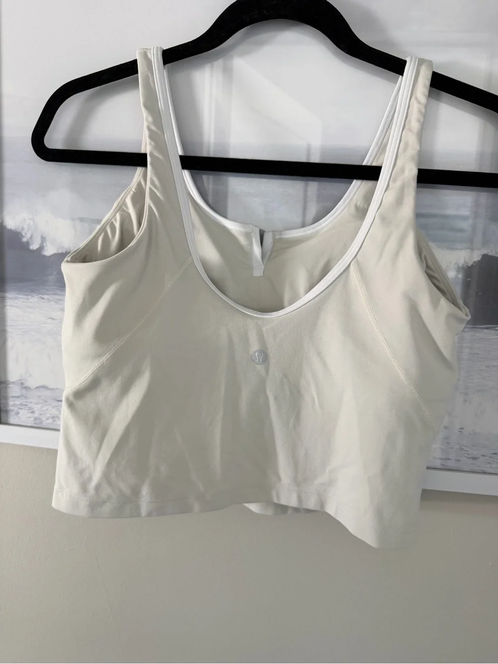 lululemon athletica Light Ivory White Tank Top